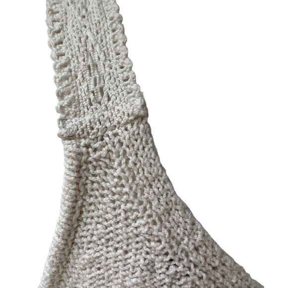 Madewell Crochet-Strap Sweater Tank, Sz M - Picture 10 of 13